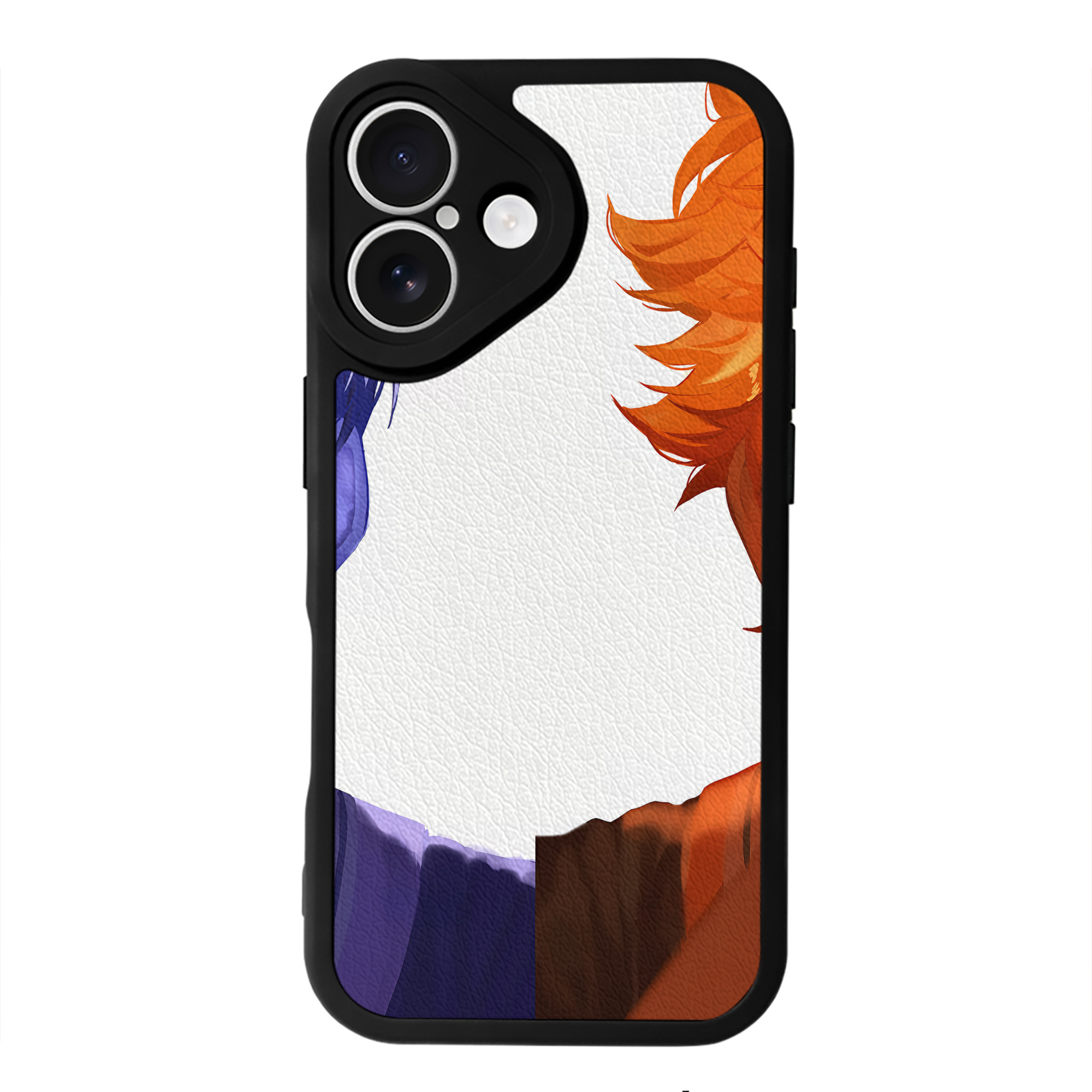 （画像用） ハイキュー!! Haikyu!! 【iPhone 16シリーズ対応】シリコンスマホケース（レザー調） 材質：シリコン